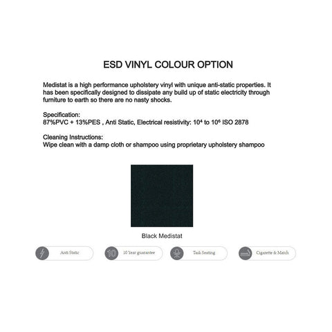 ESD Anti Static Stool - Low Level Seat - OF512