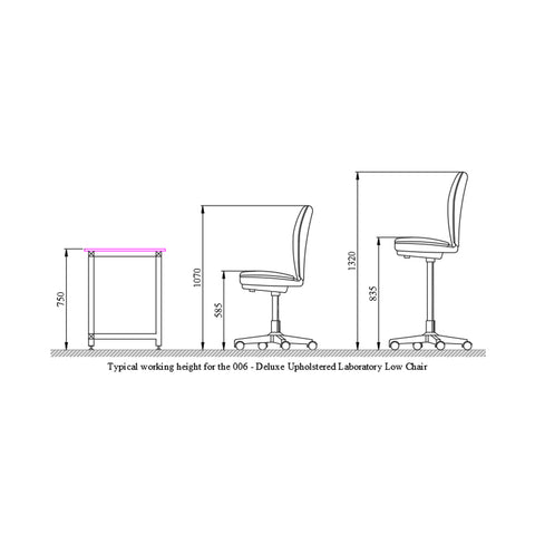 Low Laboratory Chair - 006