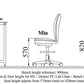 001 - Deluxe PU Lab Chair - Bench Height