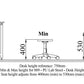 009 - PU Lab Stool - Desk Height