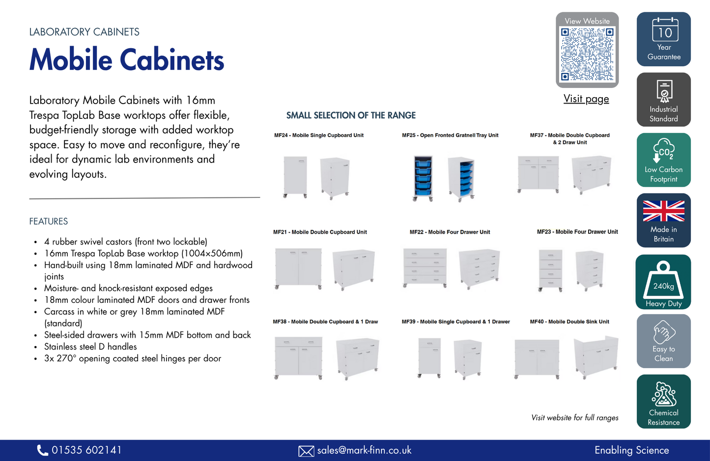 Lab Furniture brochure