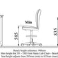 201 - ESD Anti Static Lab Chair - Bench Height