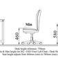 302 - ESD Vinyl Lab Chair - Desk Height