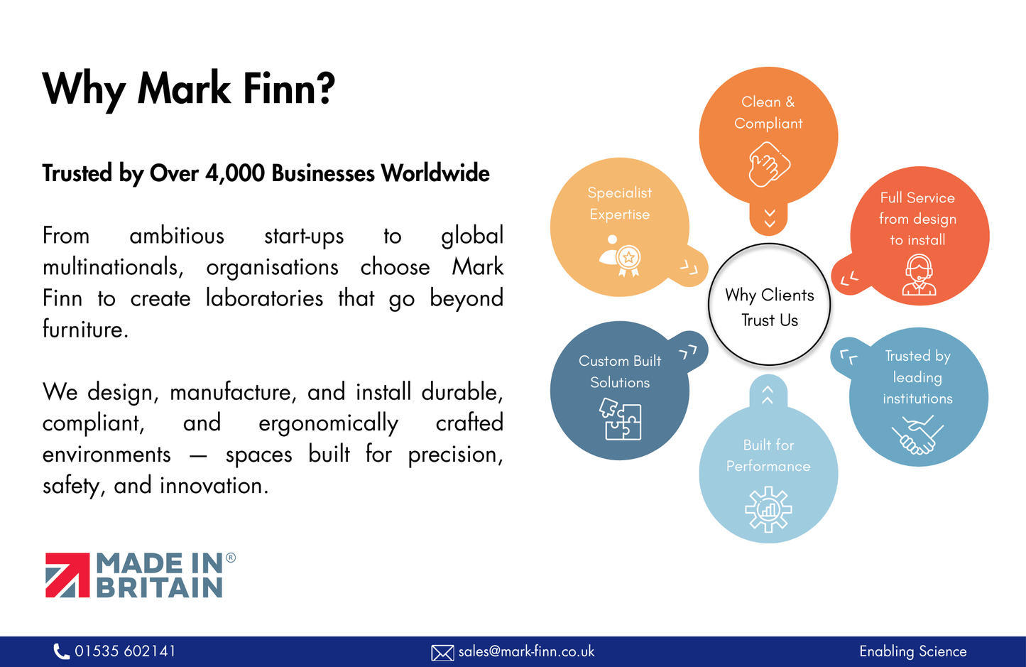 Lab Furniture brochure