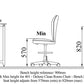 401 - Deluxe Clean Room Chair - Bench Height
