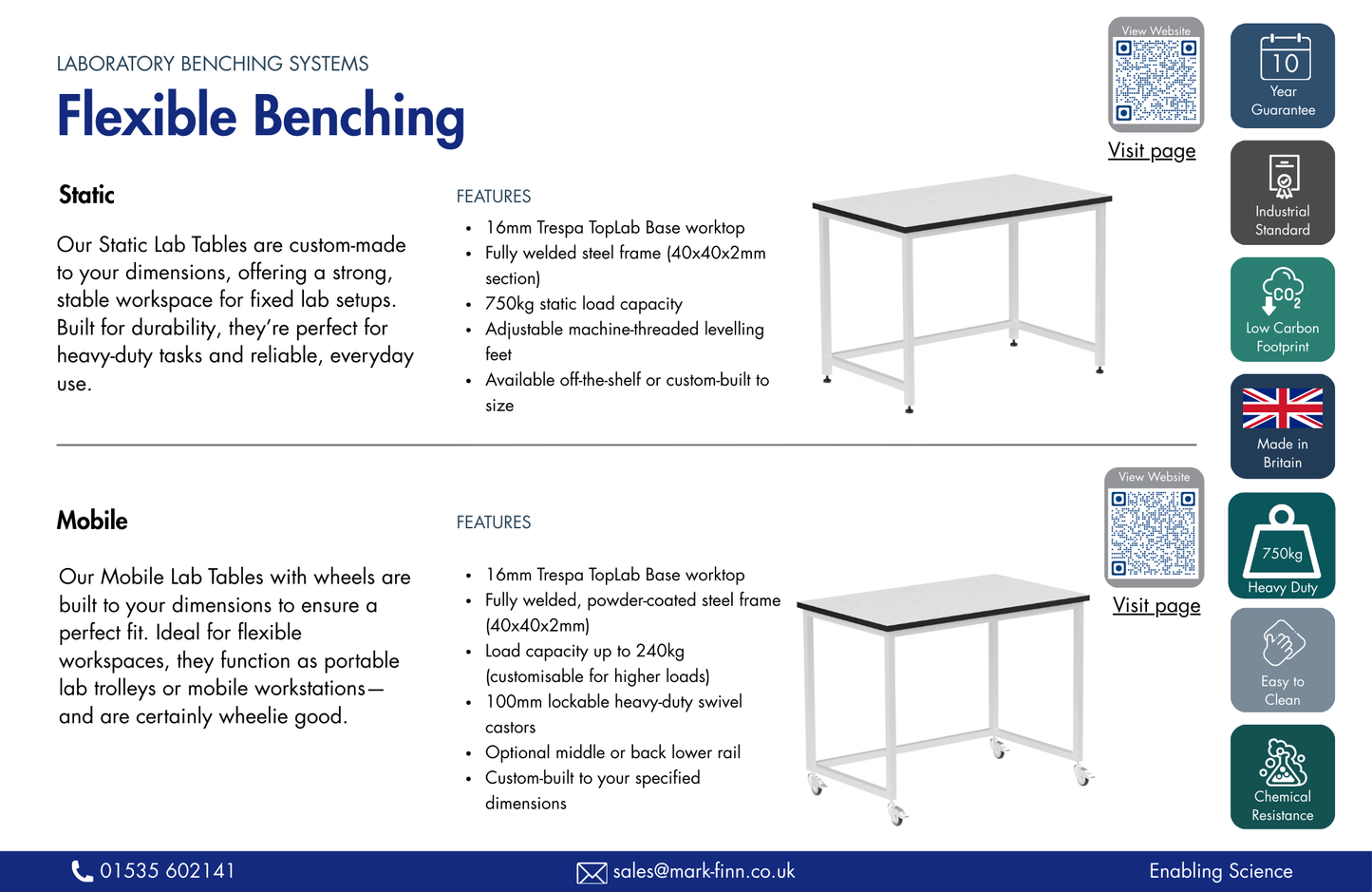 Lab Furniture brochure