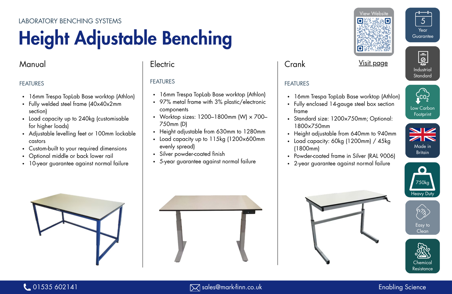 Lab Furniture brochure