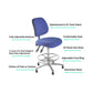 ESD Chair - High Level Fabric Seat - 201
