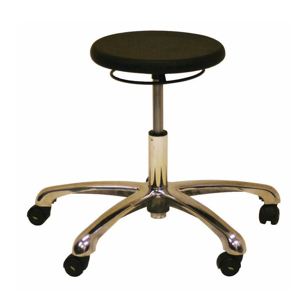Clean Room Stool with PU Seat - Low Level Seat - PU516
