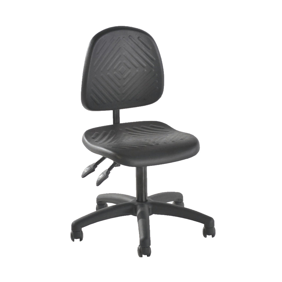 002 - Deluxe PU Lab Chair - Desk Height – UK Lab Chairs