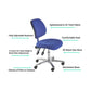 ESD Chair - Low Level Fabric Seat - 202