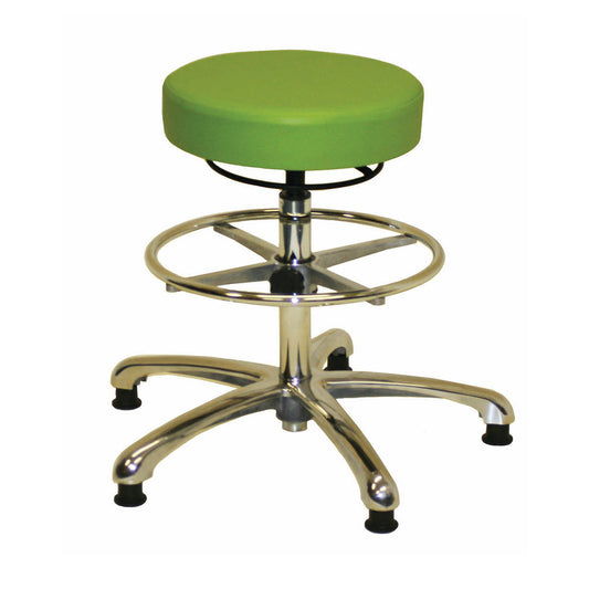 ESD Lab Stool - Upholstered / Vinyl High Level Seat - OF516