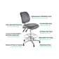 ESD Chair - High Level Vinyl Seat - 301