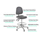 Deluxe Clean Room Chair - High Level Polyurethane Seat - 401