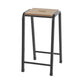LS001 Laboratory Stacking Stool with Wooden Seat