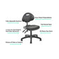 Budget Lab Chair - Low Level Polyurethane Seat - A13