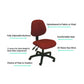 Operator Office Chair - A1 Medium Back