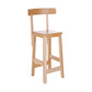 WS002 Wooden Laboratory Stool with Backrest